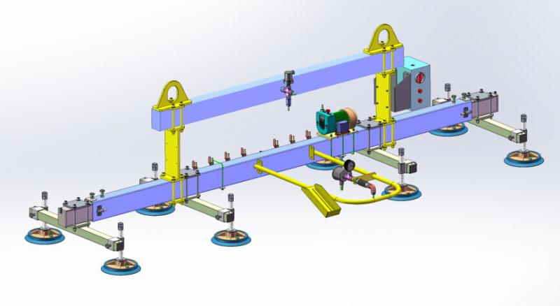 BLC伸縮式真空吸盤吊具